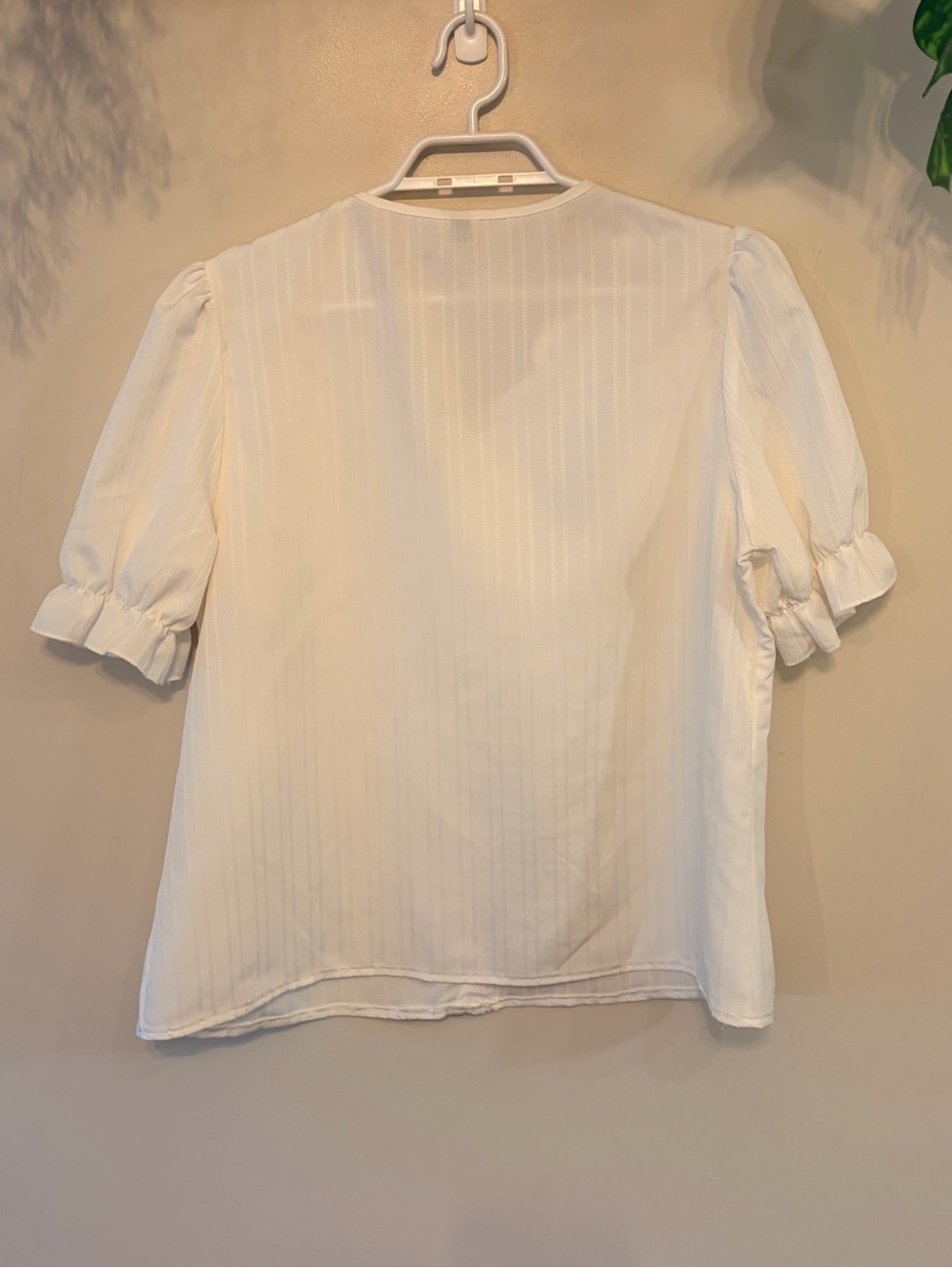 🤍 Romantic Lace Trim Blouse | Cottagecore Boho - Picture 6 of 6